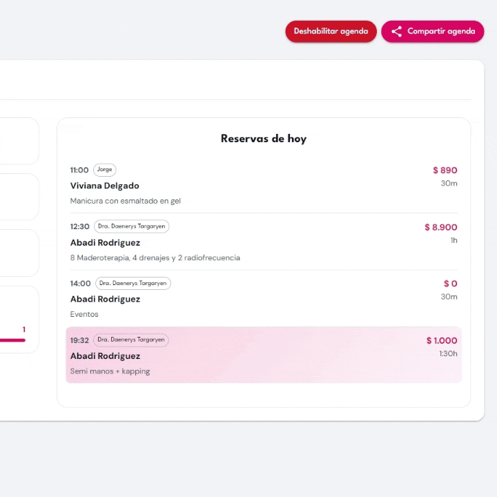 Demo del producto Turnolink